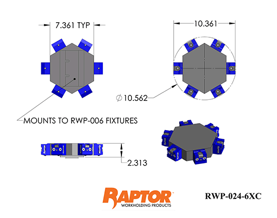 RWP-024-6XC 关键尺寸图